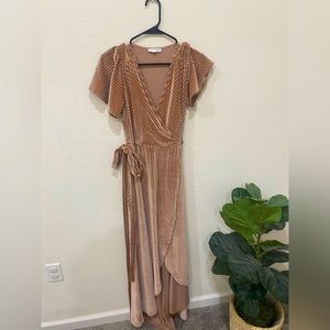 Baltic Born velvet wrap dress